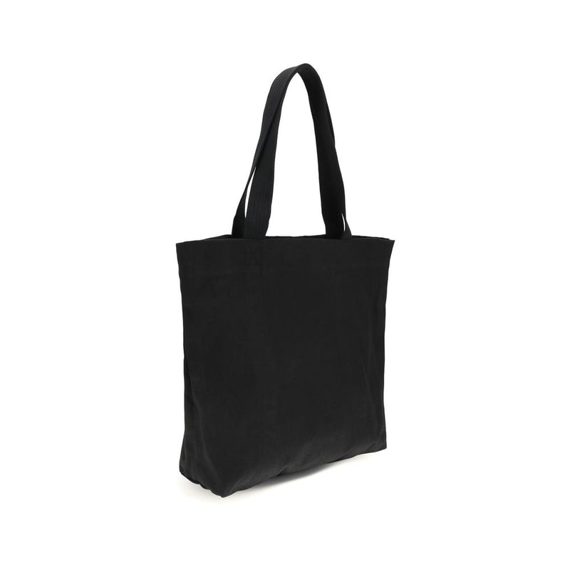 Y-3 Black Cotton Shoulder Bag for Men