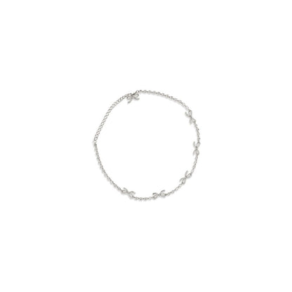 Collier en laiton argenté Autoportrait