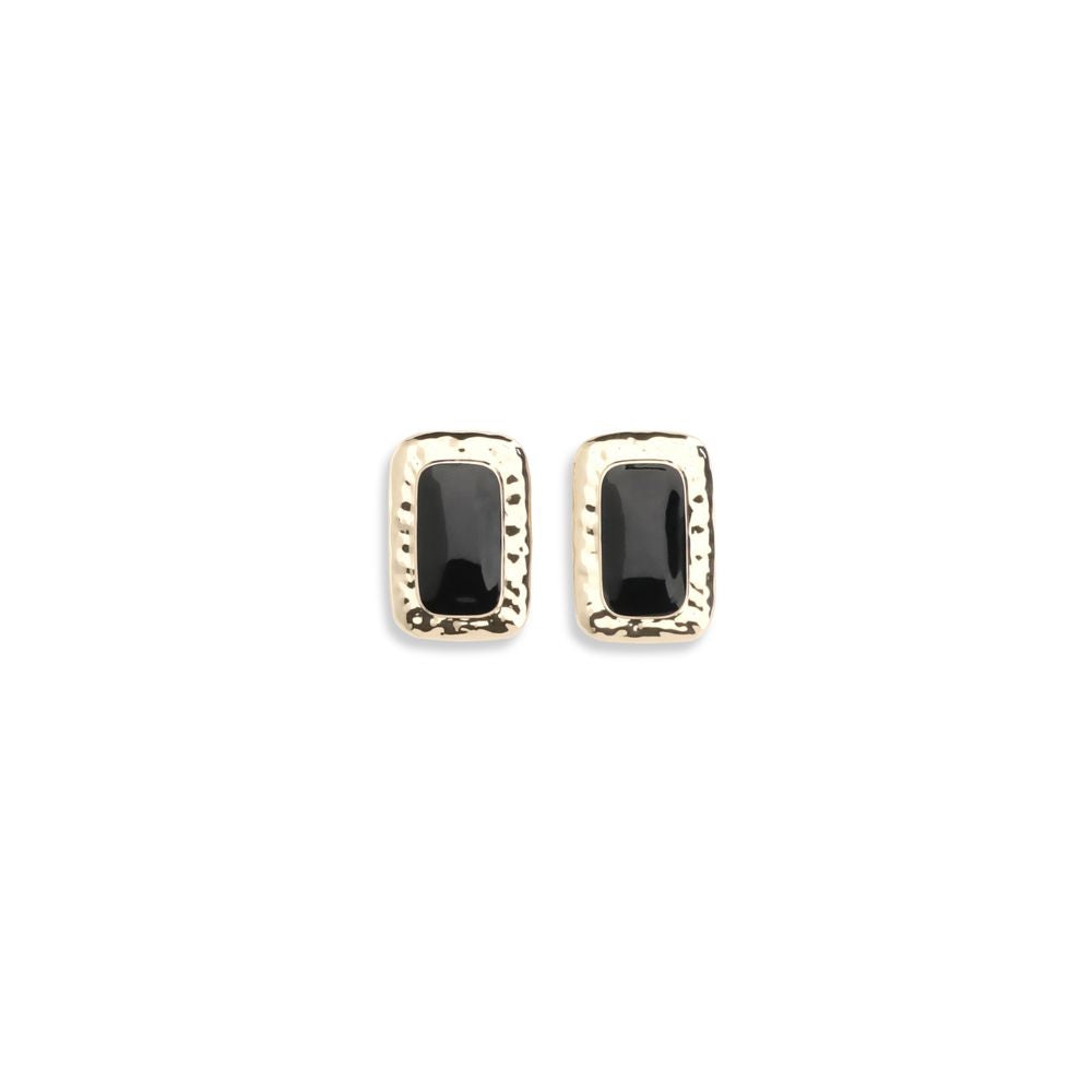 Self-Portrait Gold Brass Earrings - Vintage Glamour Inspired