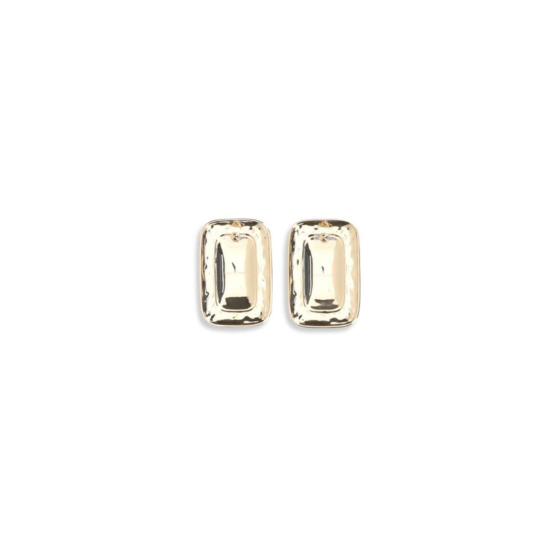 Self-Portrait Gold Brass Earrings - Vintage Glamour Inspired