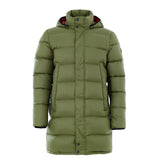 Moose Knuckles Army Nylon Coat - Green Padded Jacket for Men