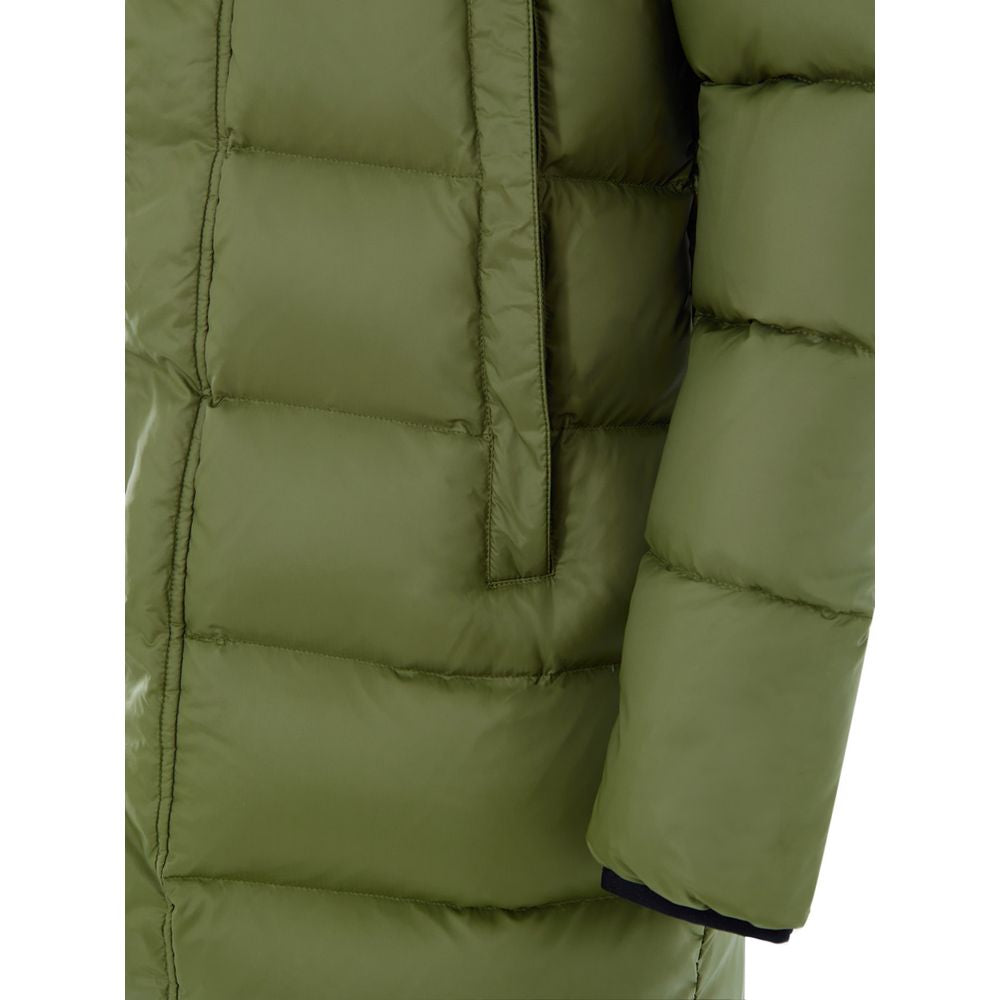 Moose Knuckles Army Nylon Coat - Green Padded Jacket for Men