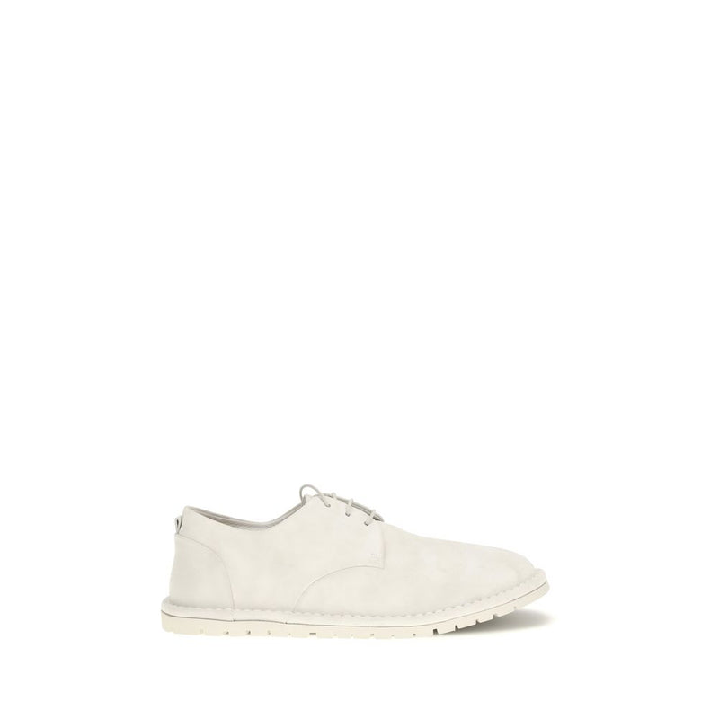Marsell Beige Calf Leather Bos Taurus Oxfords - Elegance & Comfort