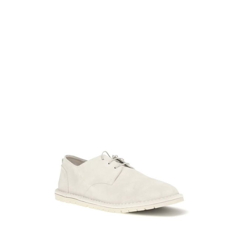 Marsell Beige Calf Leather Bos Taurus Oxfords - Elegance & Comfort