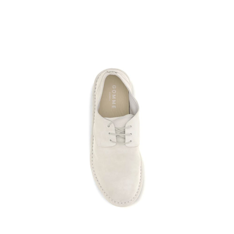 Marsell Beige Calf Leather Bos Taurus Oxfords - Elegance & Comfort