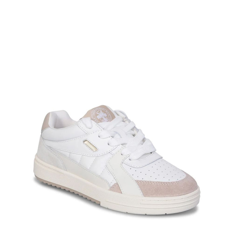 Palm Angels White Calfskin Low Top Sneakers for Women