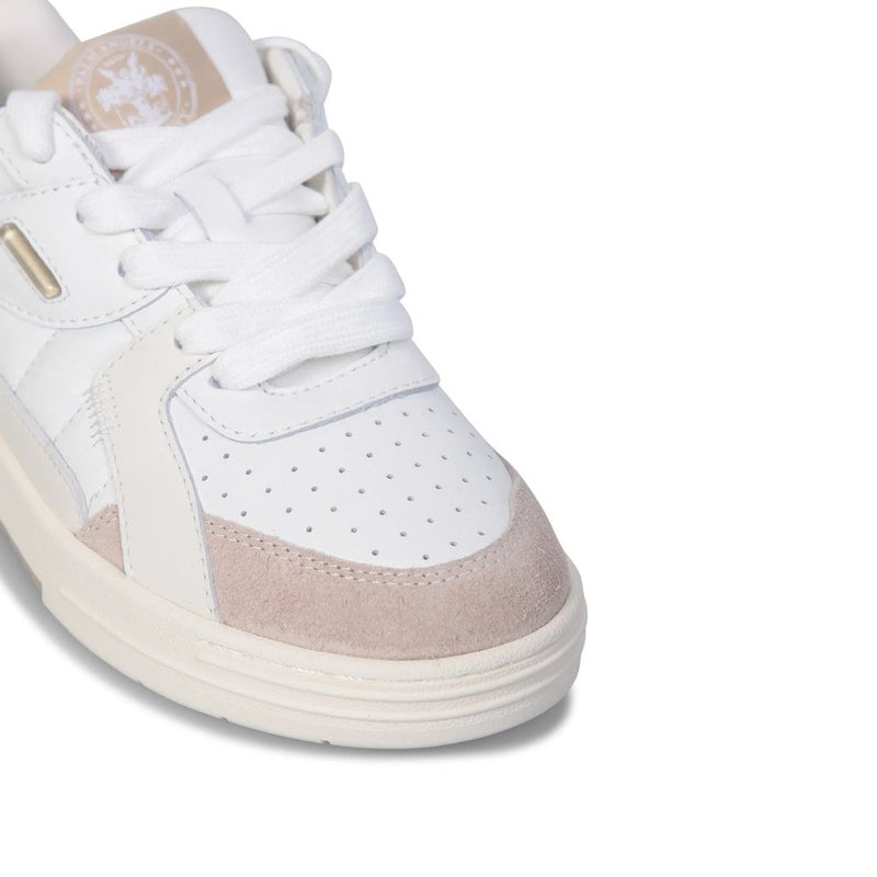 Palm Angels White Calfskin Low Top Sneakers for Women