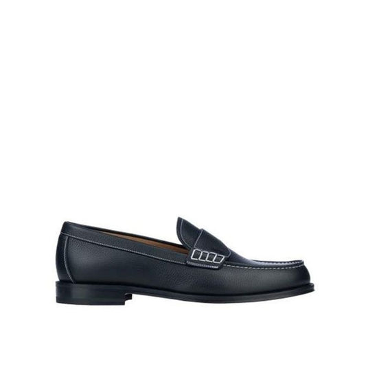Mocassins Dior en cuir de veau noir