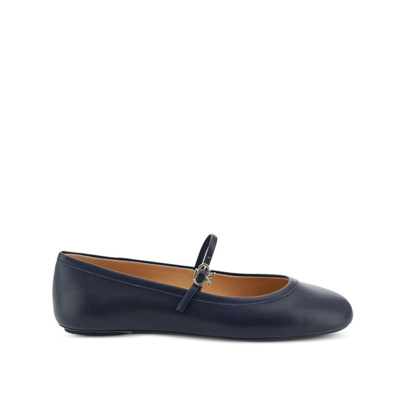 Gianvito Rossi Blue Fabric Ballet Flats for Women - Elegant Comfort