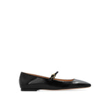 Gianvito Rossi Black Calfskin Ballet Flats for Women