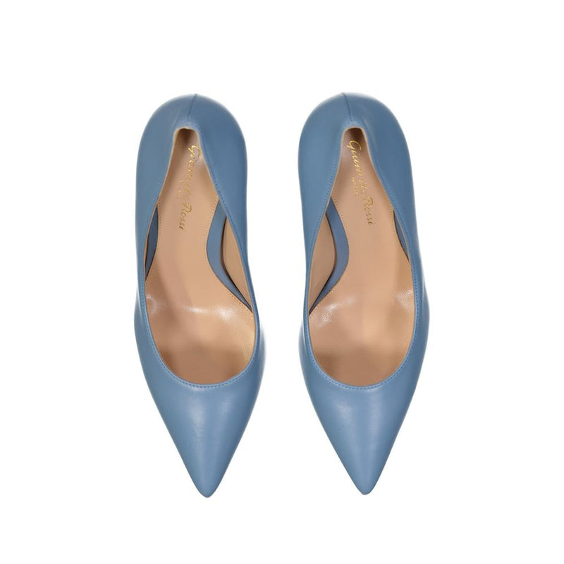 Gianvito Rossi Blue Leather High Heel Pumps for Women