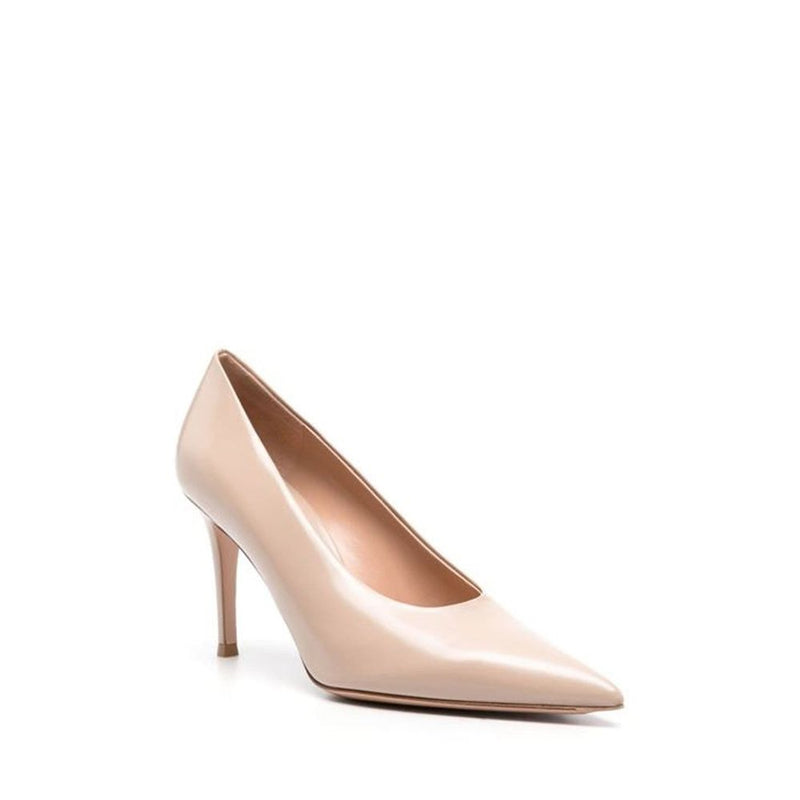 Gianvito Rossi Beige Calfskin High Heel Pumps for Women