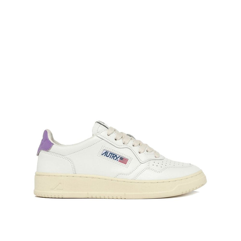 Autry White Leather Low Top Sneakers for Women - Timeless Style