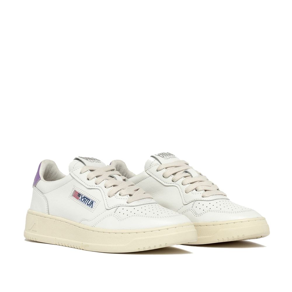 Autry White Leather Low Top Sneakers for Women - Timeless Style