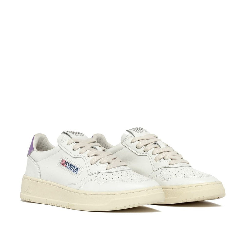 Autry White Leather Low Top Sneakers for Women - Timeless Style