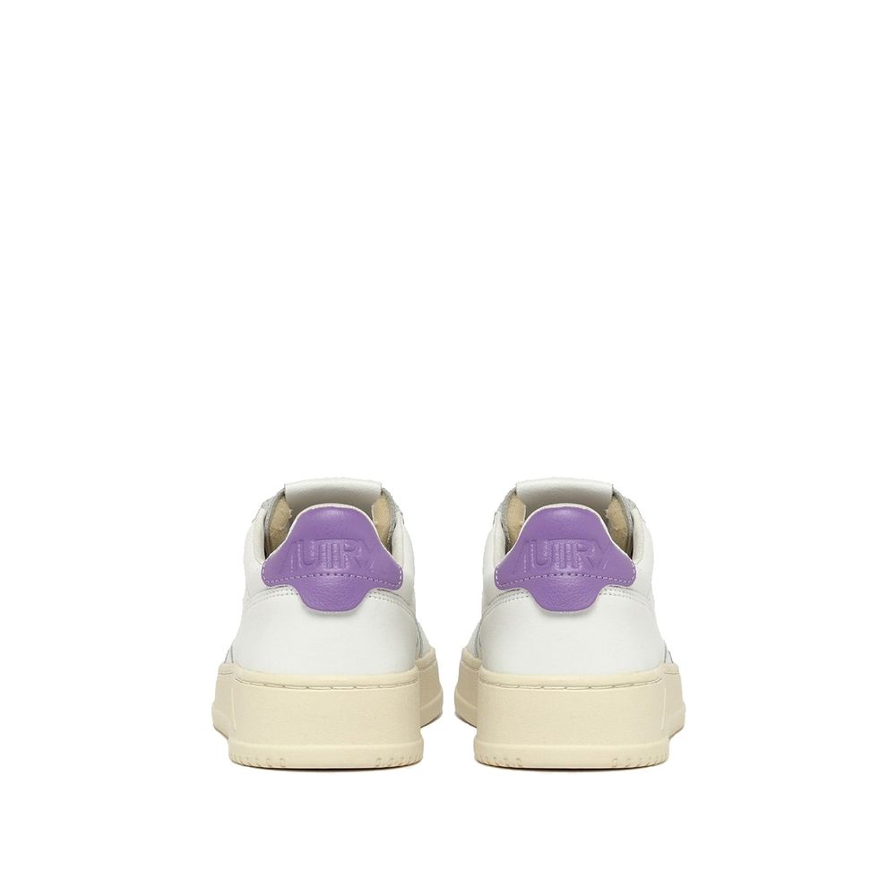 Autry White Leather Low Top Sneakers for Women - Timeless Style