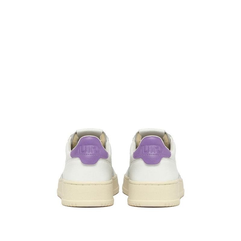 Autry White Leather Low Top Sneakers for Women - Timeless Style
