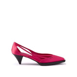 Prada Multicolor Silk Mid Heel Pumps for Women
