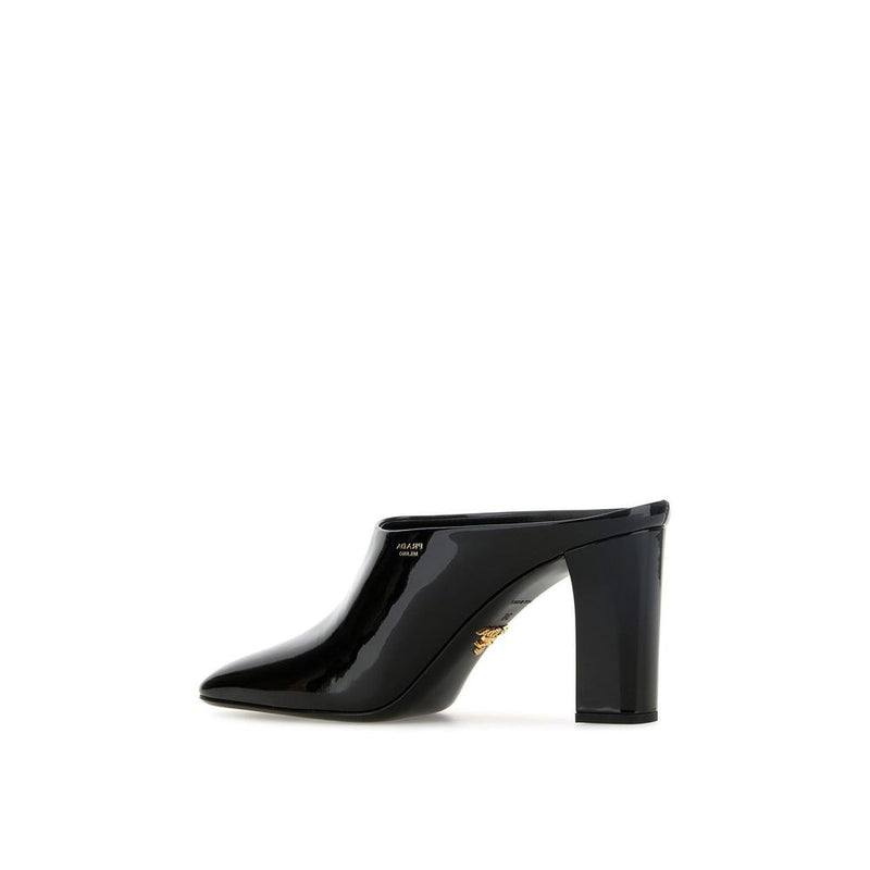 Prada Black Calfskin Mules for Women - Elegant Footwear
