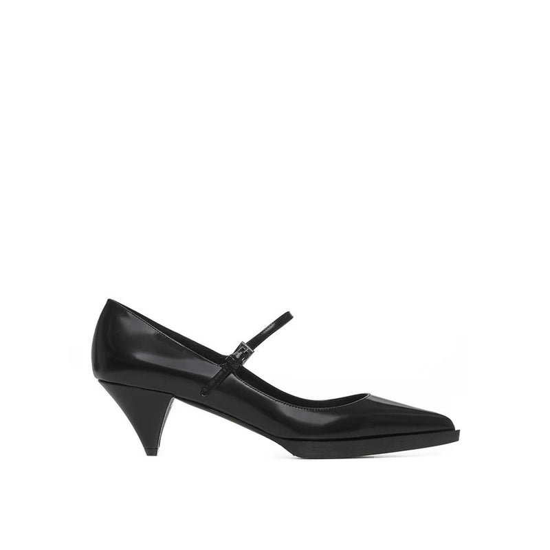 Prada Black Calfskin High Heel Pumps for Women
