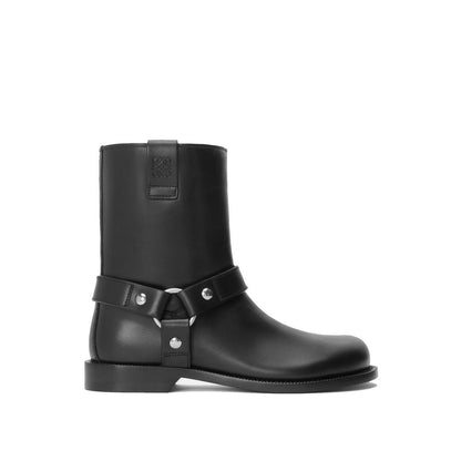 Bottines Loewe en cuir de veau noir