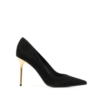 Escarpins Balmain en cuir noir