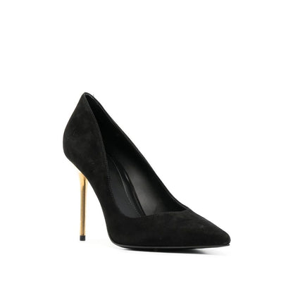 Escarpins Balmain en cuir noir