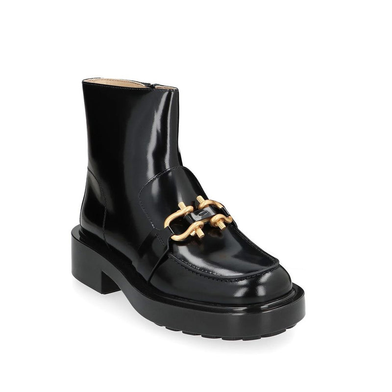 Bottega Veneta Black Calfskin Ankle Boots for Women