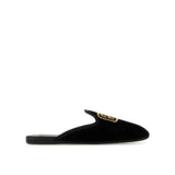 Miu Miu Black Calfskin Mules for Women - Elegant Footwear