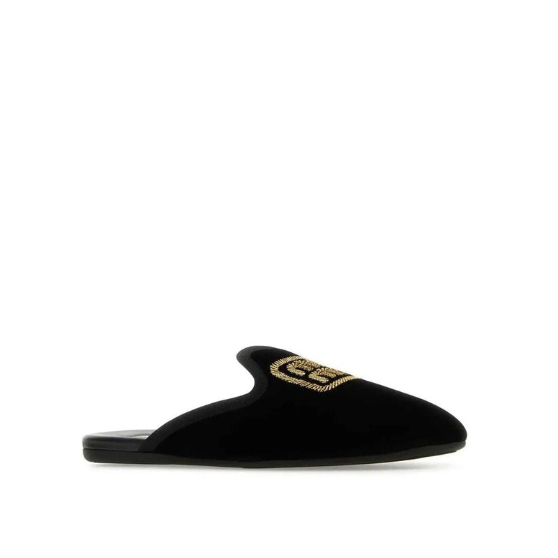 Miu Miu Black Calfskin Mules for Women - Elegant Footwear