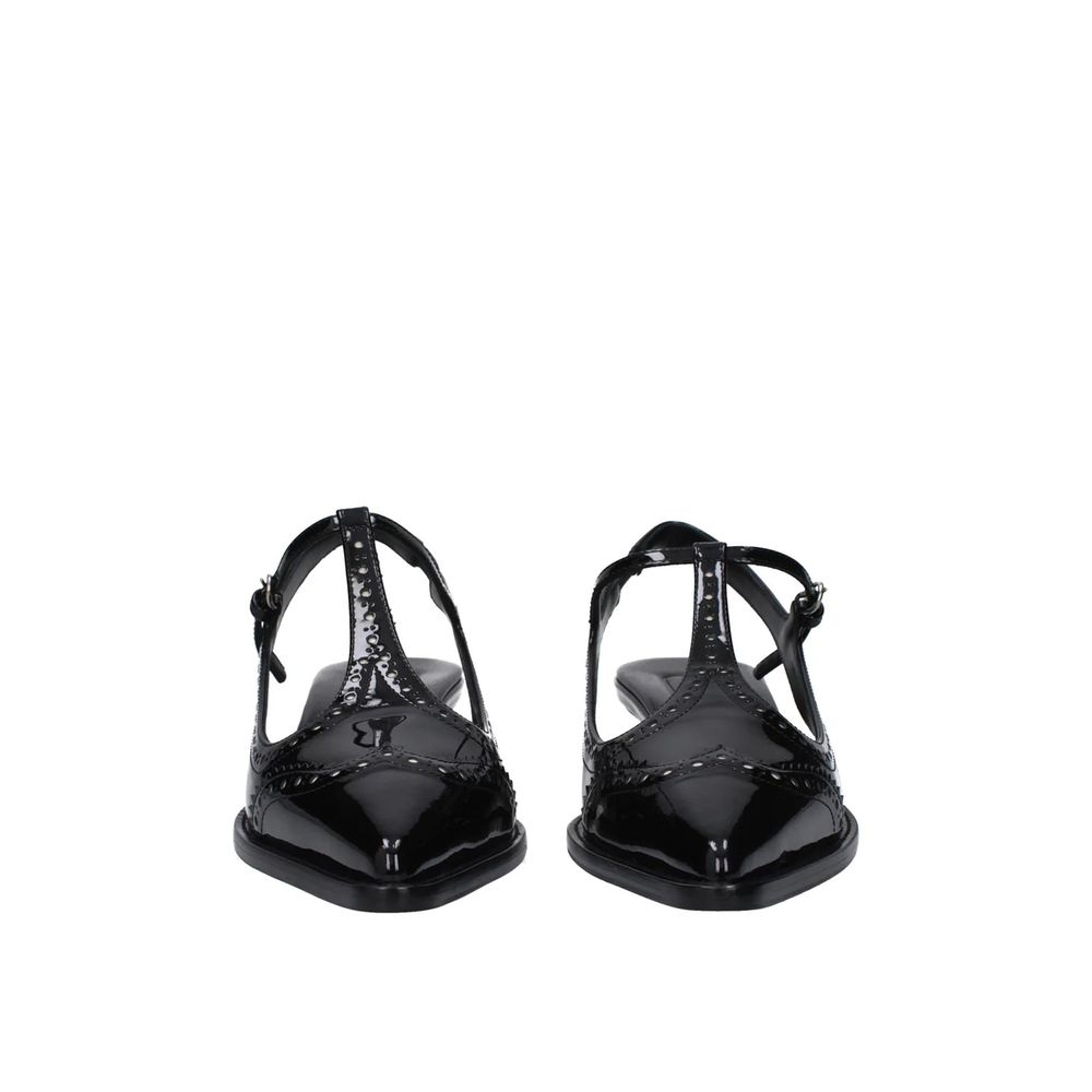 Miu Miu Black Calfskin Mid Heel Pumps for Women - Elegant Footwear