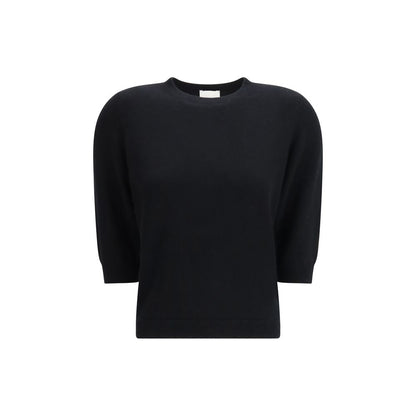 Sweat-shirt en cachemire noir Allude