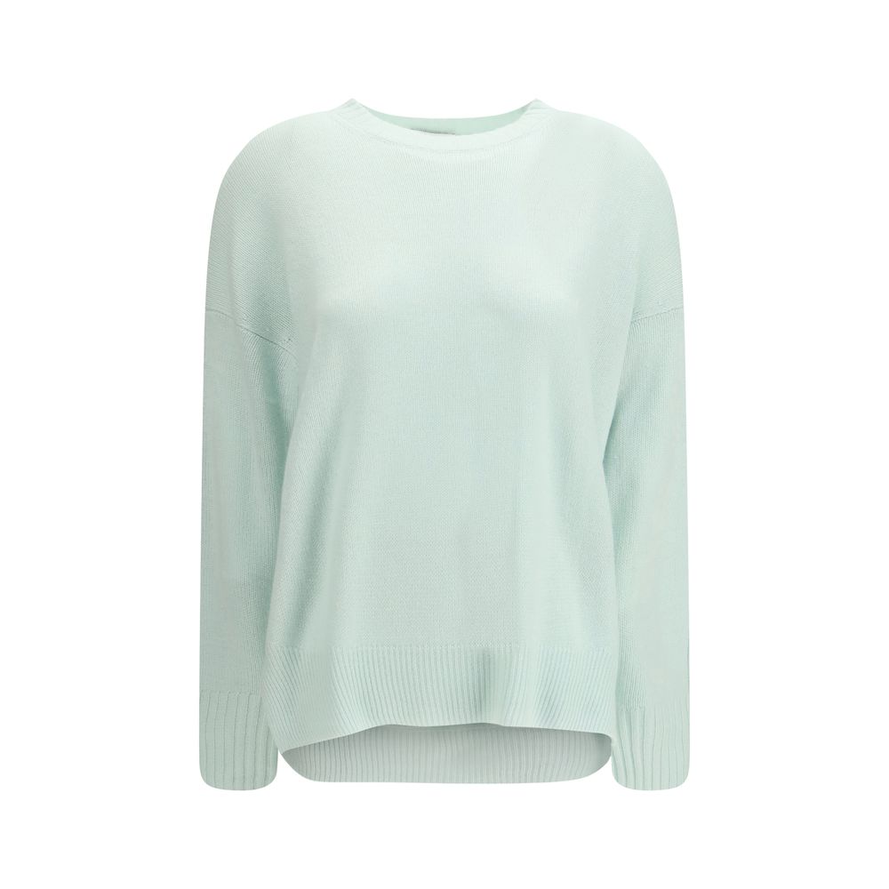 Allude Light Blue Cashmere Sweater for Women