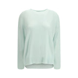 Allude Light Blue Cashmere Sweater for Women