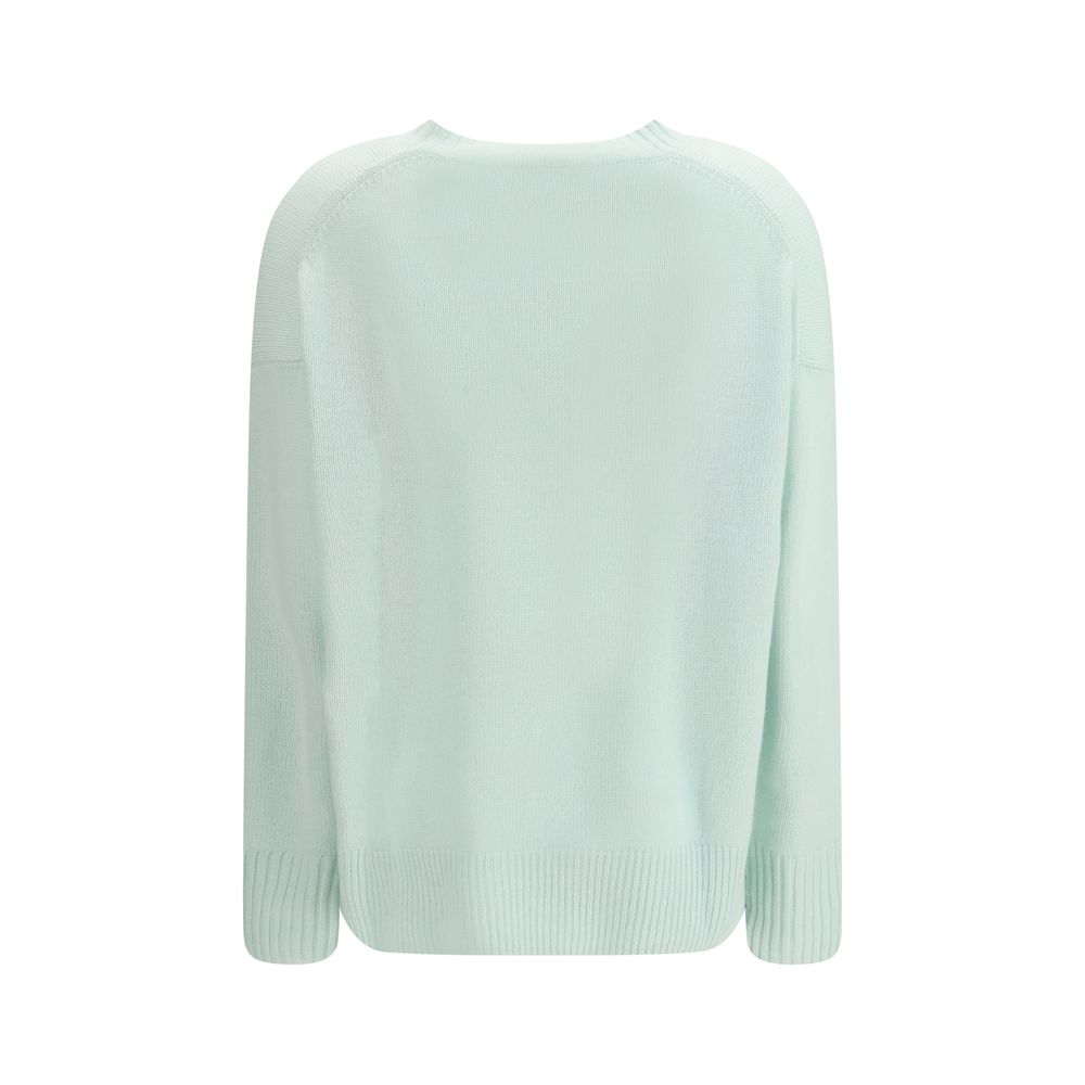 Allude Light Blue Cashmere Sweater for Women