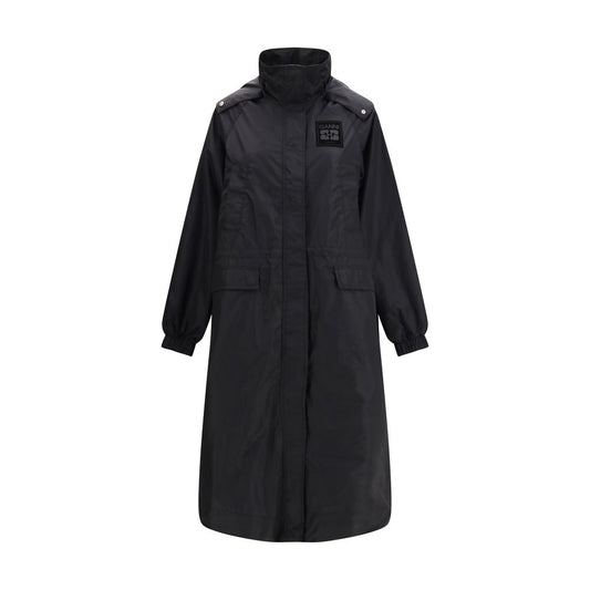 Manteau en nylon noir Ganni