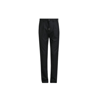Herno zwarte elastaan ​​casual broek