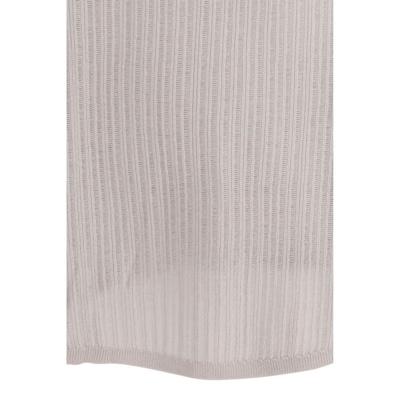 Allude White Cashmere Sweater - Luxurious Comfort for Women