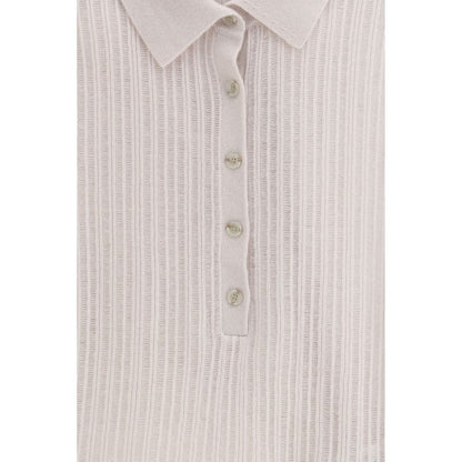 Allude Cream Cashmere Sweatshirt