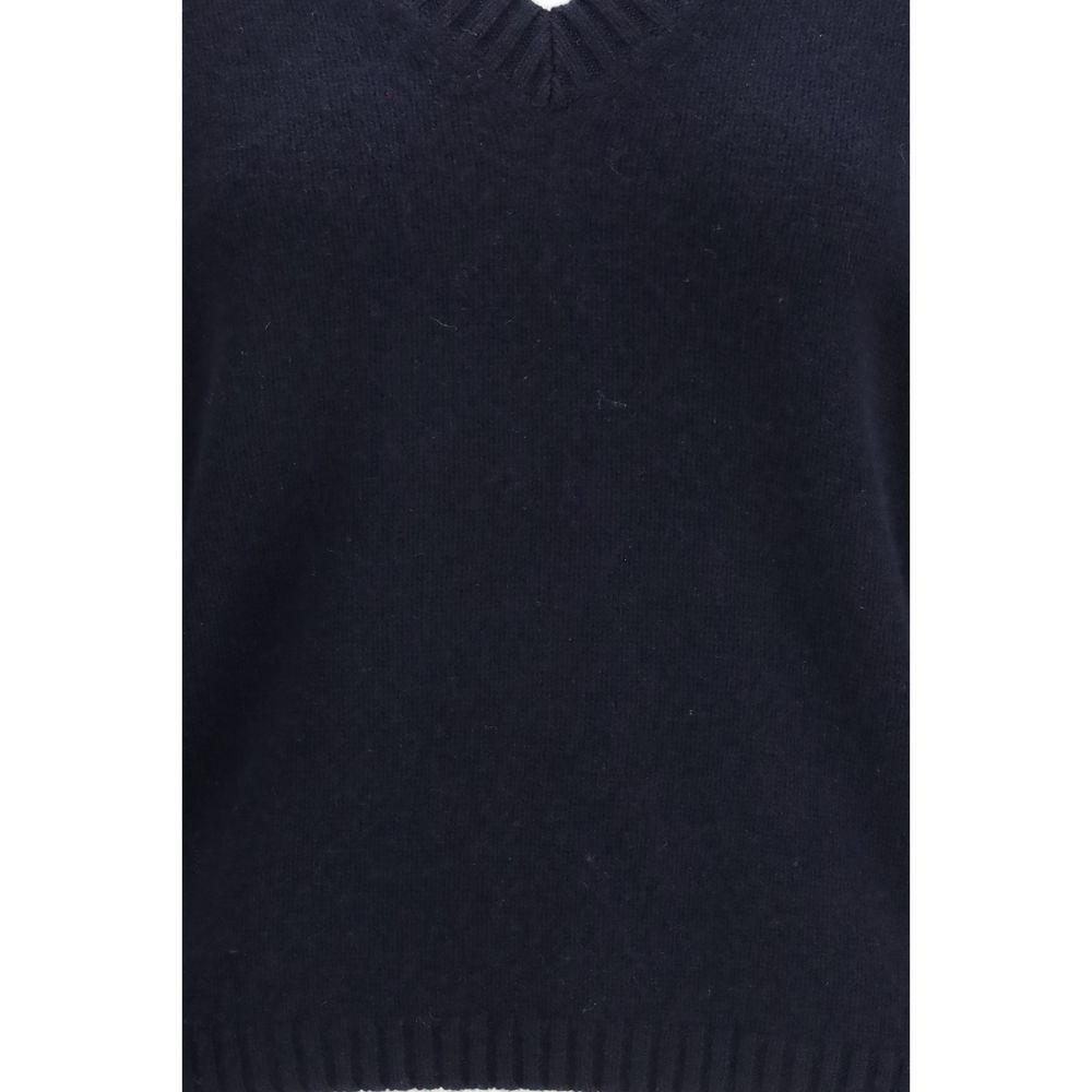Allude Blue Cashmere Cashmere Sweater
