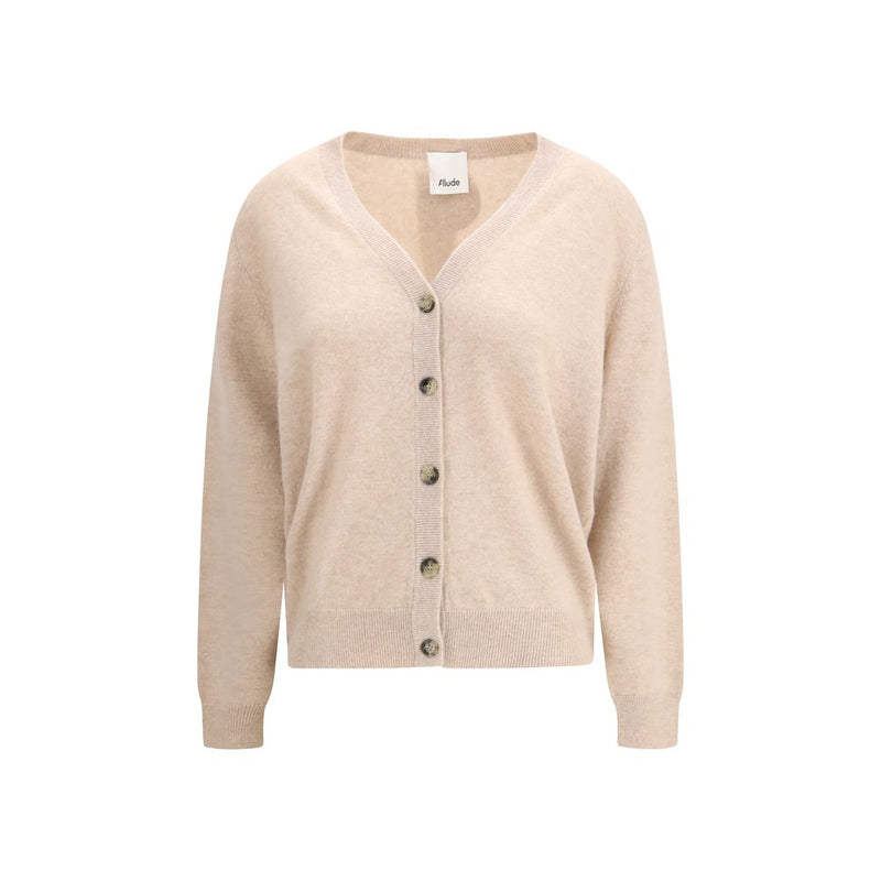 Allude Cream Cashmere Cardigan - Luxe Élégance pour Femmes