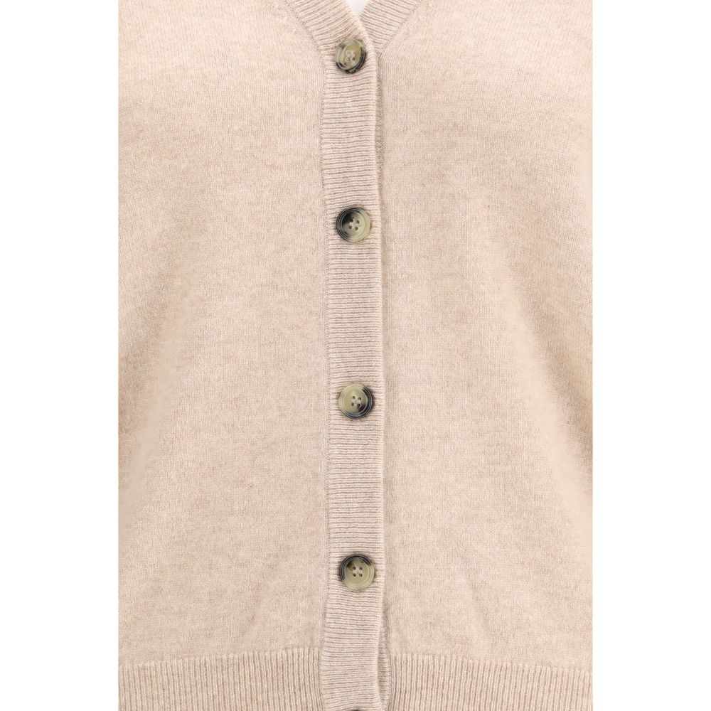 Allude Cream Cashmere Cardigan - Timeless Luxury for Women