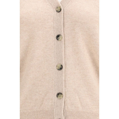 Allude Cream Cashmere Cardigan