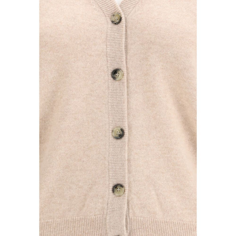 Allude Cream Cashmere Cardigan - Luxe Élégance pour Femmes