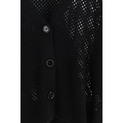 Gilet en laine polaire noire Allude