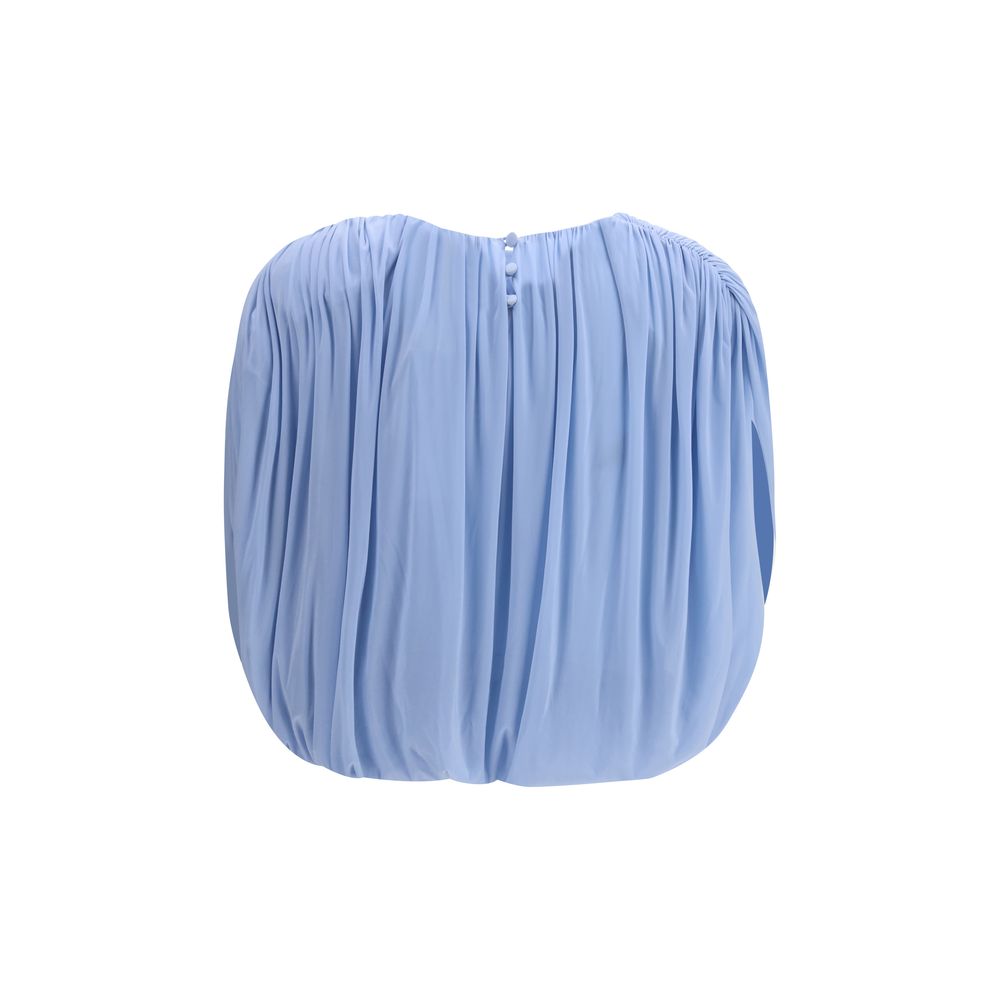 Blouse Magda Butrym bleu clair cuivré