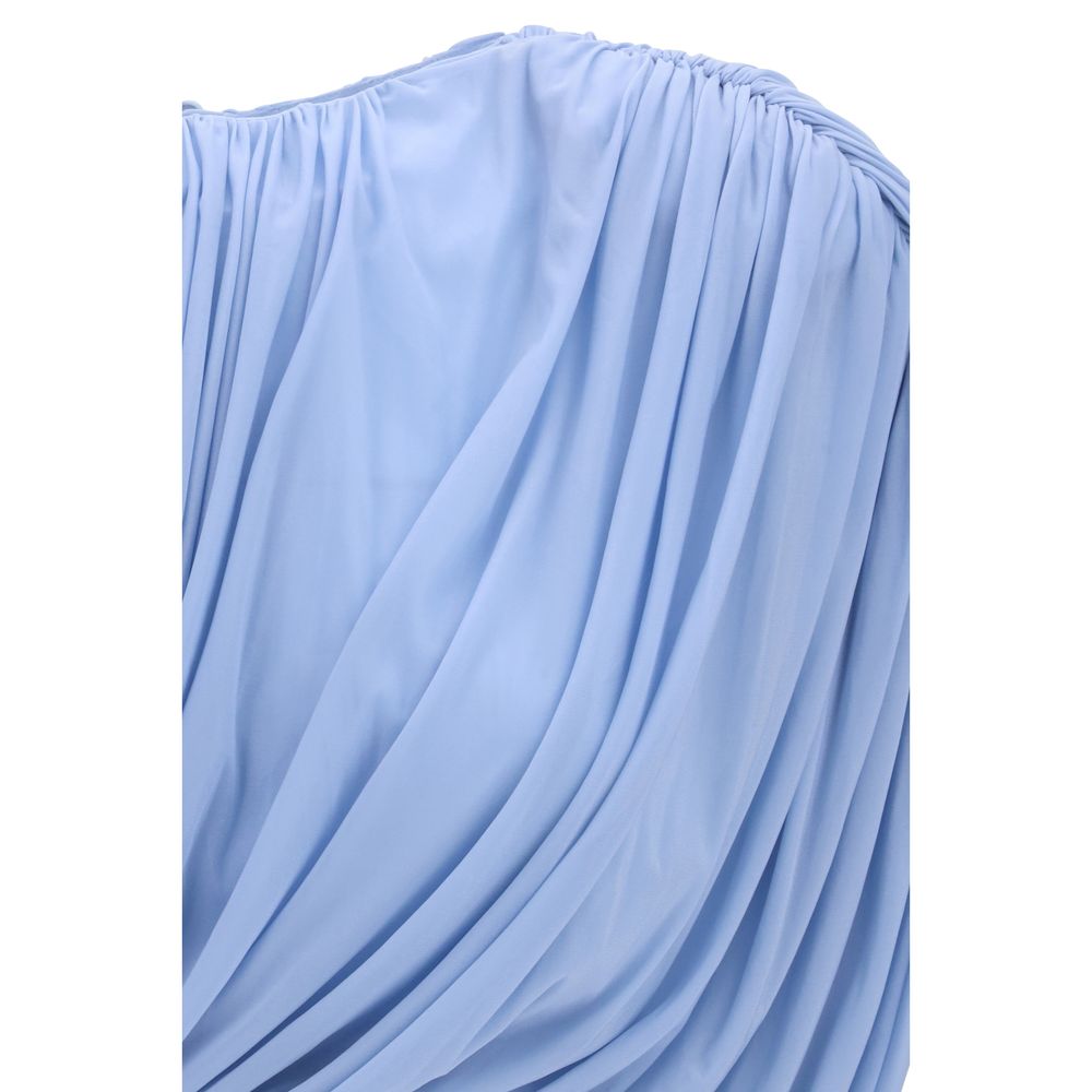 Blouse Magda Butrym bleu clair cuivré