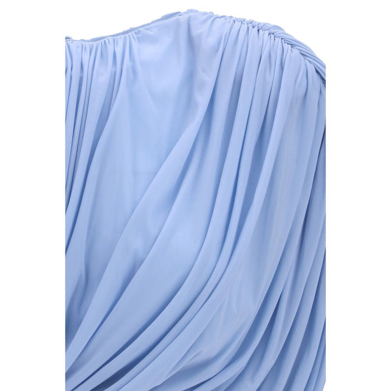 Blouse Magda Butrym bleu clair cuivré