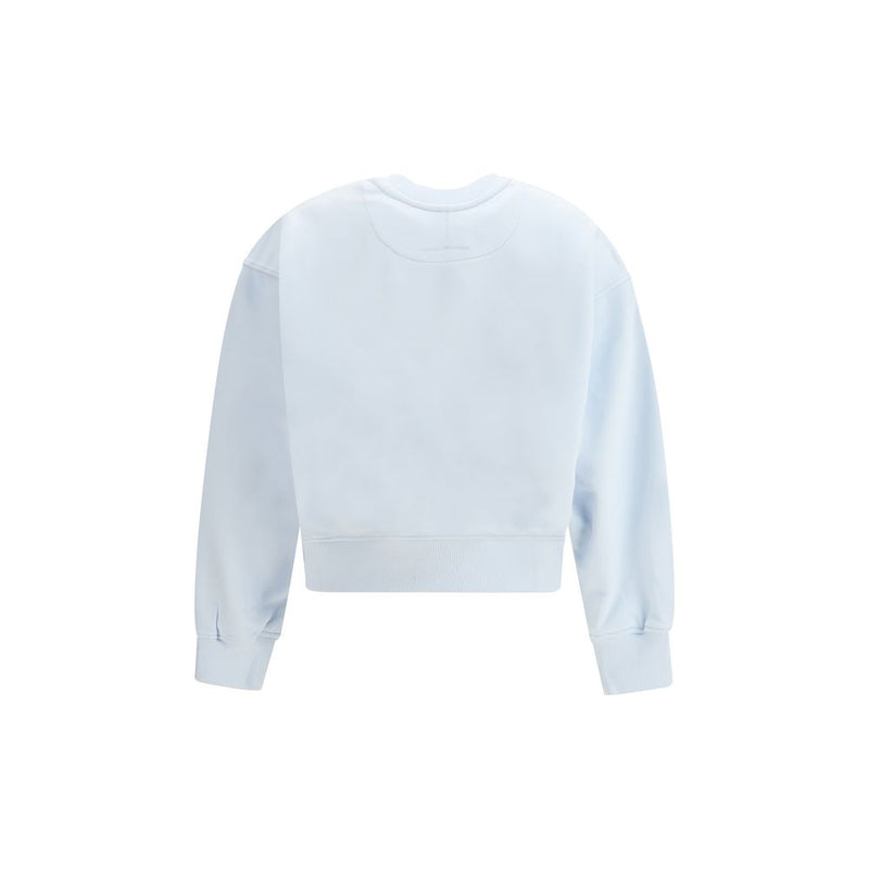 Alexander McQueen Light Blue Cotton Sweatshirt for Women