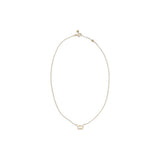 Valentino Garavani Ovalette Gold Metal Necklace with Swarovski Crystals